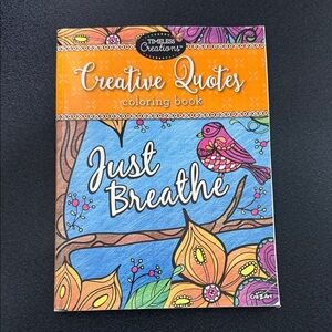 Creative Quotes Coloring Book - Just Breathe
